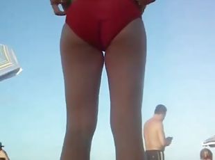 Porno skrivena kamera na plaži